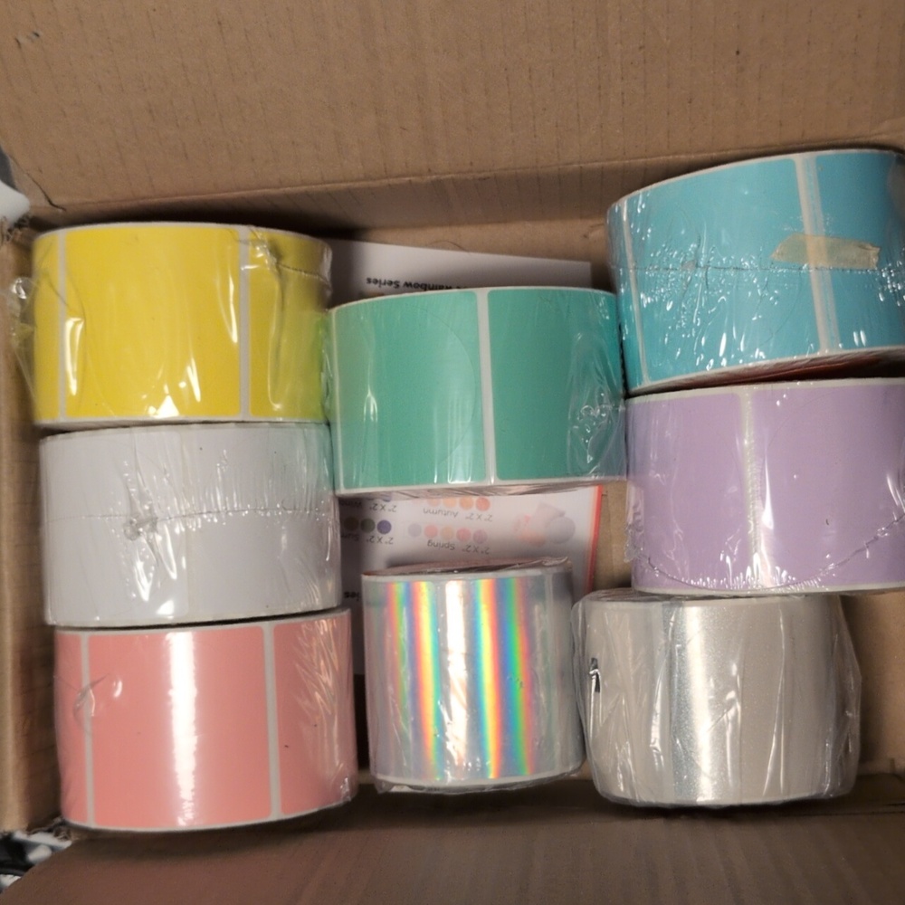 150 Personalized 2inch Circle Stickers With Color Of Your Chiice - Picture 2 of 4